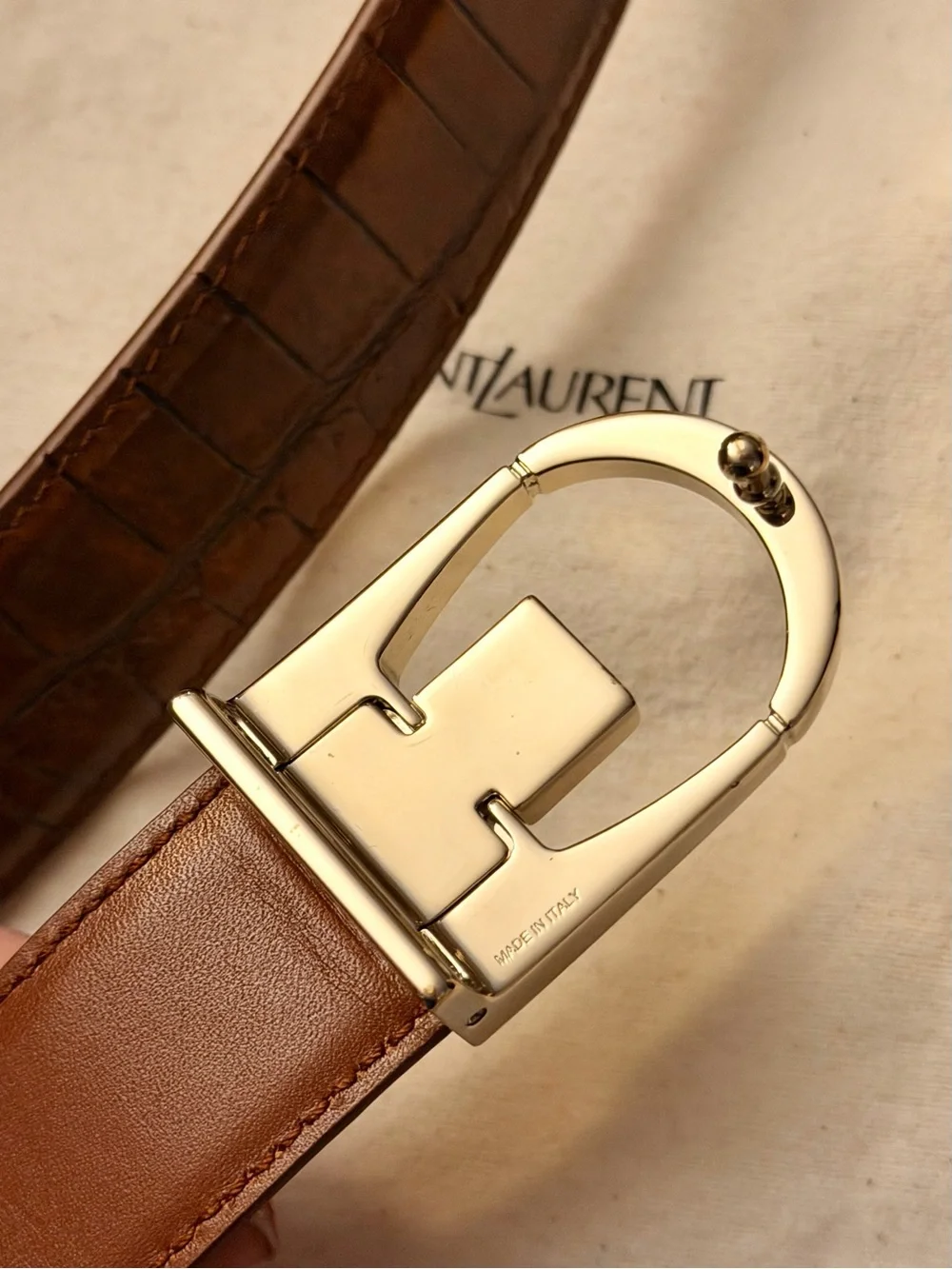 Saint Laurent Belt
